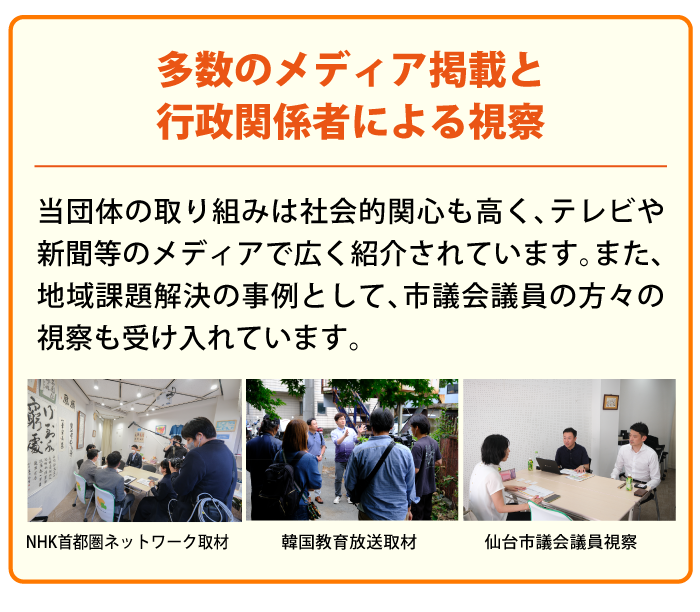 多数のメディア掲載と行政関係者による視察_sp